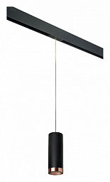 PRORP487430 Lightstar Rullo подвесной трековый светильник с цилиндрическим корпусом чёрного цвета для однофазного шинопровода