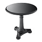 109894 Table Huxley ø 75 x H. 75 cm black finish стул Eichholtz