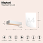 O428WL-L20W3K Maytoni Lot Настенный светильник 20W 700лм Белый — фото 2