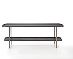 Консоль Koster Porada за диван с деревянными полками KOSTER-CONSOLE-WOOD-L0F0AS