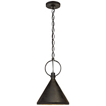 Limoges Medium Pendant натуральная ржавчина с абажуром из состаренного железа