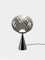 Настольная лампа Tom Dixon Whirl - Серебро полированный Поликарбонат