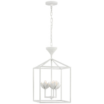 Alberto Small Open Cage Lantern гипсовый белый