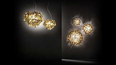 Veli Gold, Silver, Copper Suspension подвесной светильник SLAMP