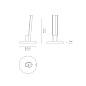 LD0810B3 Zafferano Зарядная база для светодиодного светильника PENCIL MODULO LUCE, IP20, белый — фото 2