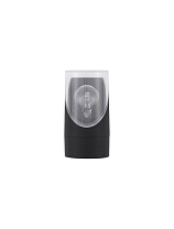 Dark Anthracite Die-Casting Aluminum & Clear Acrylic LED E27 1x12 Watt 220-240 Volt Bulb Excluded IP65 D: 9 W: 10.1 H: 17.1 cm
