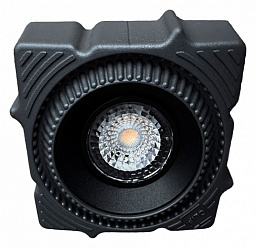 ST753.438.07 ST-Luce St753 встраиваемый потолочный спот чёрный с рифлёным радиатором