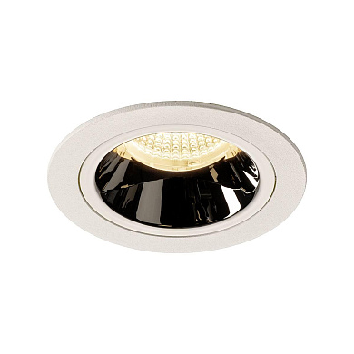 1003882 SLV NUMINOS® M DL светильник встраиваемый 500мА 17.5Вт с LED 3000K, 1550лм, 40°, белый/хром