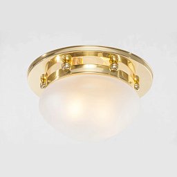 PP-96 Patinas lighting Paris потолочный светильник из латуни, плафон 25 см