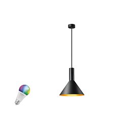 Подвесной светильник SLV PHELIA 25 SMART SET, с умной лампой Zigbee E27, Ø275 мм, RGBW
