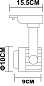 A1610PL-1BK Arte Lamp 1ph atre lamp lights светильник для однофазного шинопровода LED 10W 800Lm 4000K — фото 3