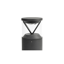 RUSH 250 Dark grey post lamp 4000K 360º wide DALI