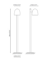SPEERS OUTDOOR BOLLARD WHITE; SPEERS OUTDOOR BOLLARD BLACK LED 7W 520lm 2700K CRI≥90 230V G 4; SPEERS OUTDOOR BOLLARD CORTEN
