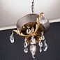 HL 6-1600/1 silber-gold Miramare Orion подвесной светильник с кристаллами — фото 5