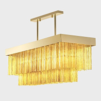 Rectangular Crono Янтарный / 12 / Золотой