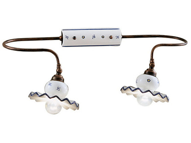 Roma Регулируемый керамический настенный светильник с фиксированным кронштейном FERROLUCE C406