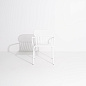 M0740309 WEEK-END Petite Friture Обеденный стул с подлокотниками садовый металлический белый — фото 1