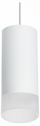 RP648681 Lightstar Rullo подвесной светильник цилиндрический белого цвета