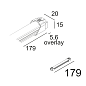 300 94 017 83 Delta Light  Spt Pro - светодиодный трековый светильник Line 1 830 — фото 1
