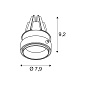 1002599 SLV AIXLIGHTÂ® PRO 50 LED module 3000 K grey/black 50Â° AIXLIGHTÂ® PRO 50 LED module 3000 K grey/black 50Â° встраиваемый потолочный светильник — фото 5