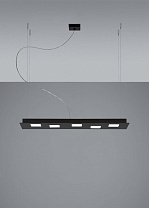 подвесной светильник черный цилиндрический