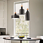 194677 Ideal Lux TRIADE SP3 подвесной светильник золотой черный матовый белый порошковый лак — фото 1
