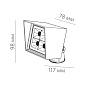 KUB X 6.27 DG Led Technology ландшафтный светильник — фото 1