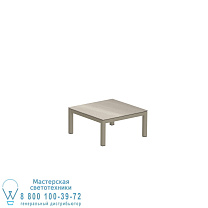 TABOELA НИЗКИЙ СТОЛ 80X80CM АНТРАЦИТОВЫЙ + СЕРО-СЕРО-СЕРЫЙ КЕРАМИЧЕСКИЙ СТОЛЕШНИЦА Royal Botania