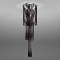 Потолочный светильник GIOGALI CA1, черный, глянцевый, хром, E27 CE