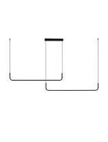 Triac Dimmable Sandy Black Steel & Aluminium LED 42Watt 220-240Volt 1849Lm IP20 3200K L: 165 W:7 H: 150 cm