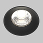 Round Maytoni встраиваемый светильник DL058-12W4K-TRS-B черный