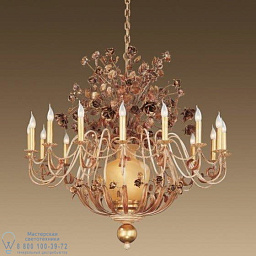 5201/19 MM lampadari Fuori подвесная люстра с рожками и декоративными подвесками в классическом стиле