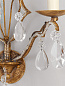 WA0053.GI Nimes Beaded Vaughan настенный светильник с хрустальными подвесками и металлическими рожками под свечи — фото 3