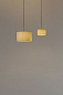 PT2PA02 Santa & Cole Sísísí Cilíndricas SÍSÍSÍ CILÍNDRICAS LAMPSHADE STITCHED BEIGE PARCHMENT. METAL подвесной светильник — фото 2