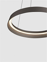 Triac Dimmable Champagne Brown Aluminium & Acrylic LED 38 Watt 220-240 Volt 2564Lm IP20 2700-3000K CCT by Dip Switch D:45 H:150 cm