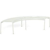 Palissade Park Bench, комплект из 2, сталь, порошковая окраска, кремово-белый