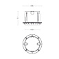 EYE RECESSED 12 W wide flood 60° Landa встраиваемый в потолок светильник EY60ISOWHB10U