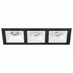 D537060606 Lightstar Domino точечный светильник, 50Вт, белый;черный