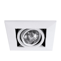 A5941PL-1WH Arte Lamp CARDANI-PICCOLO встраиваемый карточный светильник GU10 чёрный