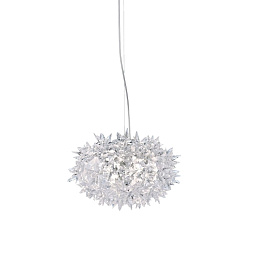 09260B4 Kartell Bloom подвесная люстра с цветочным плафоном из прозрачного хрусталя
