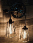 Cycle Gear Chain Wall Light бра FOS Lighting CycleChain-AntqCage-WL2