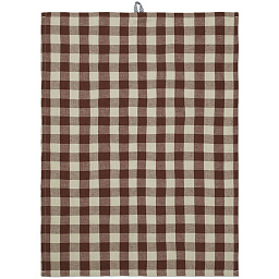 1104268643 Ferm Living Hale кухонное полотенце из хлопка с клетчатым узором