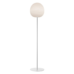 FN244034EB_10 Foscarini Rituals торшер с высоким стеклянным плафоном на тонкой опоре
