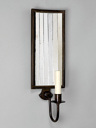 WA0068.TO Vaughan Tole and Mirror настенный светильник с зеркальной пластиной и черепаховым основанием
