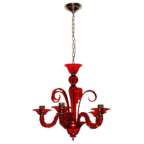 Подвесной светильник Design by Gronlund Meduusa, MDJ7462/5/RED, Красный