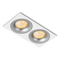 Потолочные светодиодные светильники Led technology CITY X 22.30 W 2FW NO DIM серебристый + белый