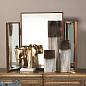 Tri-Fold Vanity Mirror-Antique Brass Global Views зеркало