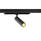1008438 SLV GRIP! M 3Ph. DALI 3000K 40° black трековый светильник — фото 1
