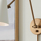 Sylvia 1 Light Wall Sconce Natural Brass настенный светильник 52485NBRW Kichler — фото 1