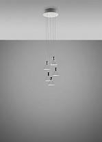 подвесной светильник с вертикальными алюминиевыми элементами